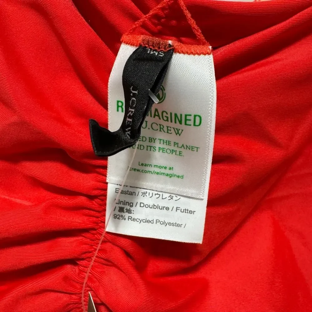 NWT J Crew Ruched Sweetheart One-piece Size 22